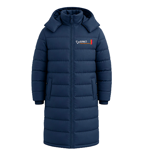 Puffer Jacket Above Knee Lenght (Navy)